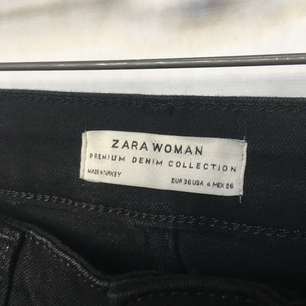 Zara Woman The Skinny Flare In Revolve Black - Picture 7 of 8